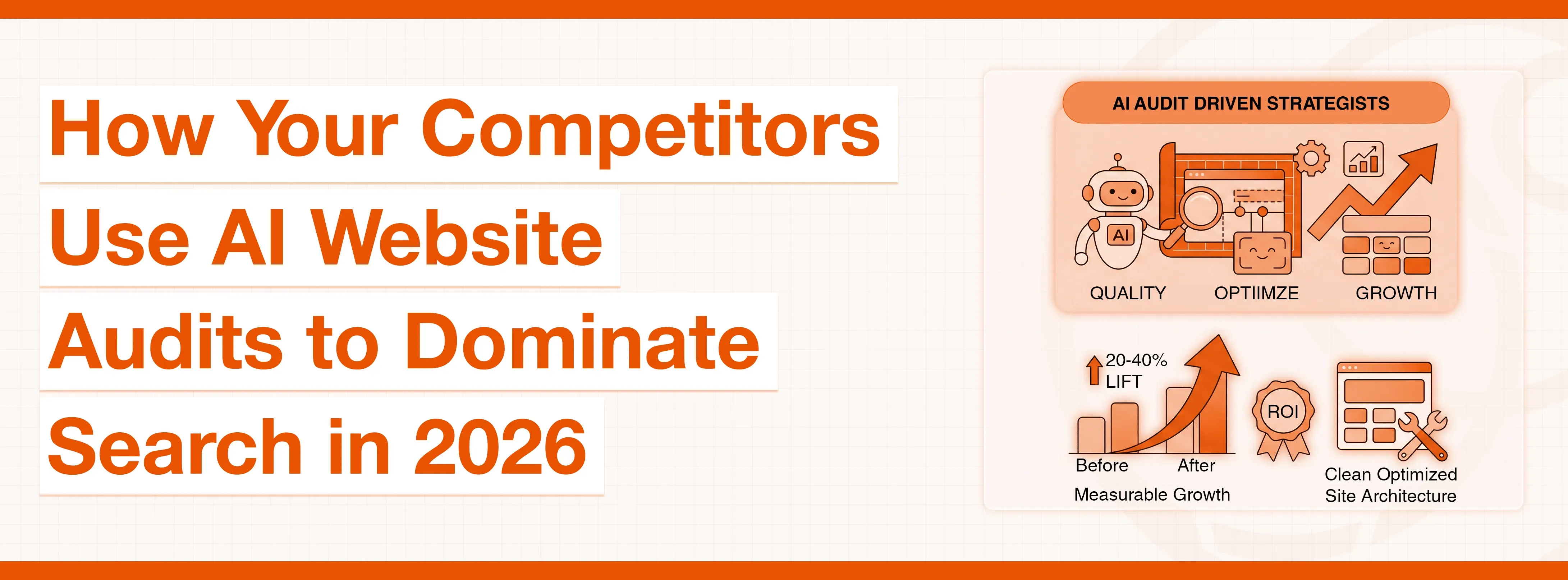AI website audits help competitors dominate search, showing quality, optimization, and security benefits.