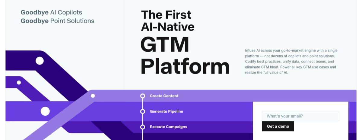 The Copy.ai homepage
