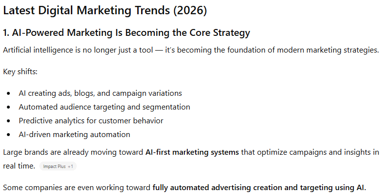 Digital marketing trends for 2026, highlighting AI-powered marketing as a core strategy.