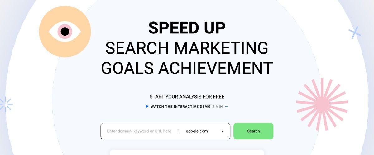 The Serpstat homepage